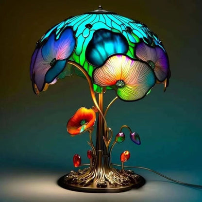 Colored Resin Plant Series Desk Lamp - Renee Lane Company