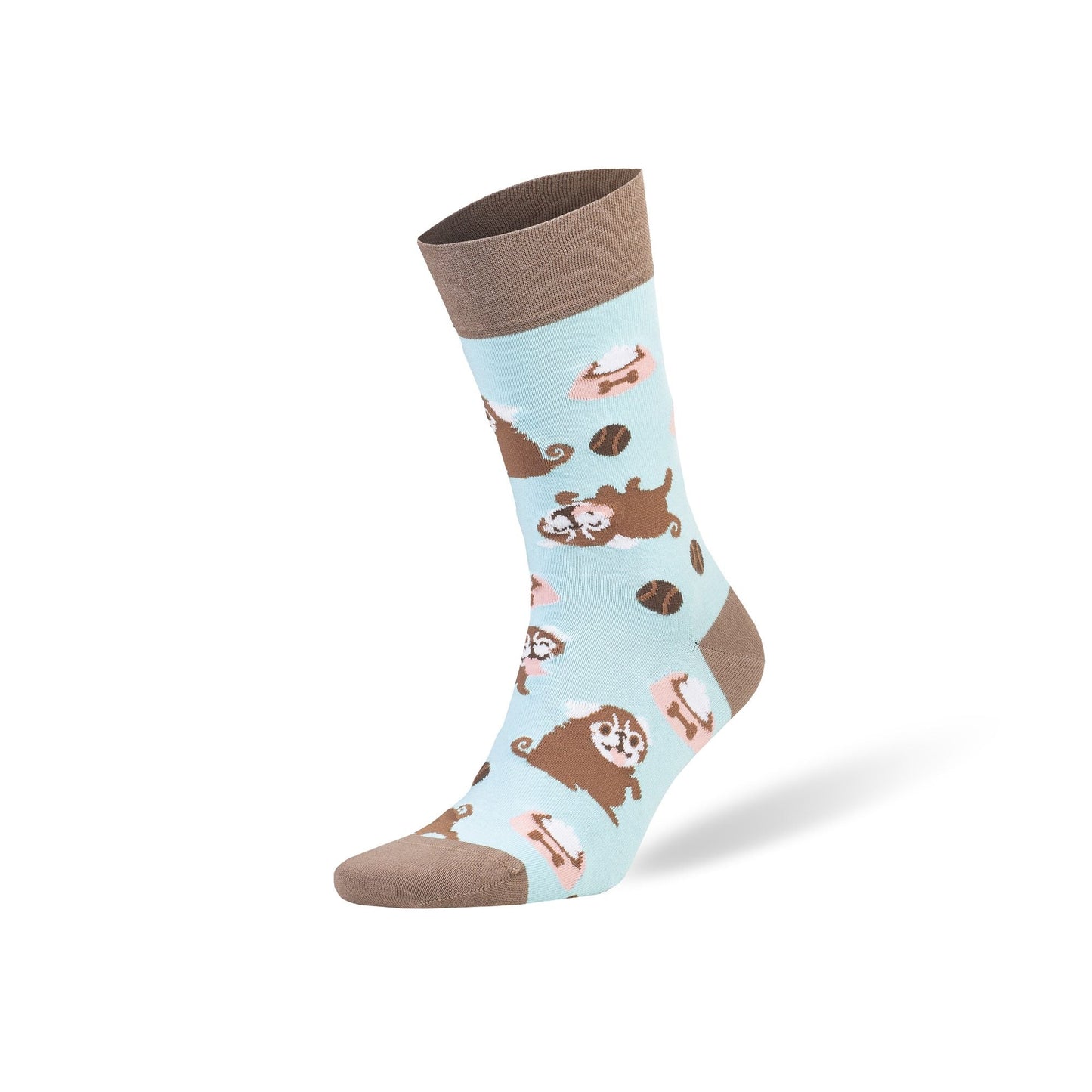 Colorful Funny Combed Cotton Crew Socks - Renee Lane Company
