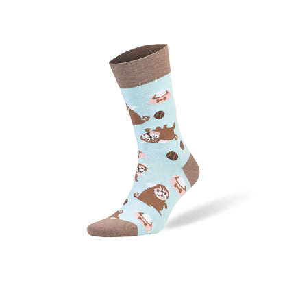 Colorful Funny Combed Cotton Crew Socks - Renee Lane Company