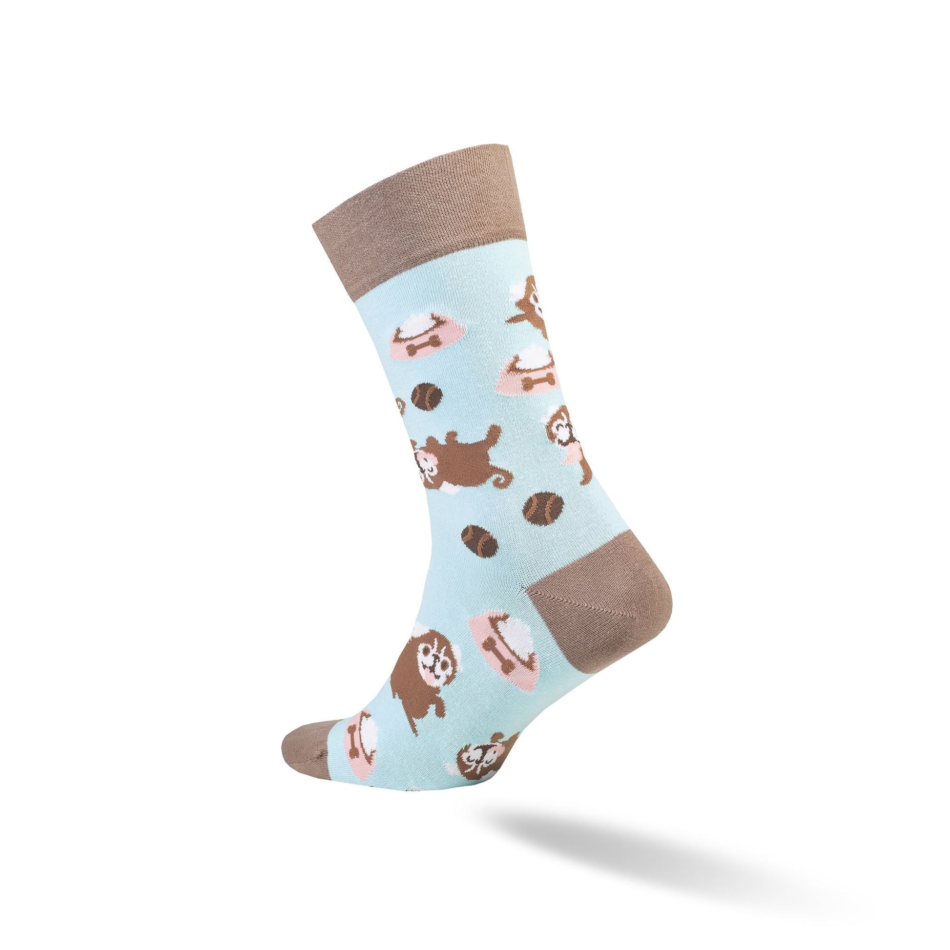 Colorful Funny Combed Cotton Crew Socks - Renee Lane Company