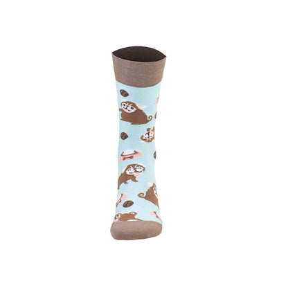 Colorful Funny Combed Cotton Crew Socks - Renee Lane Company