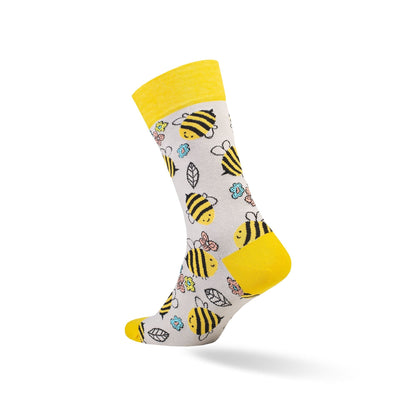 Colorful Funny Combed Cotton Crew Socks - Renee Lane Company