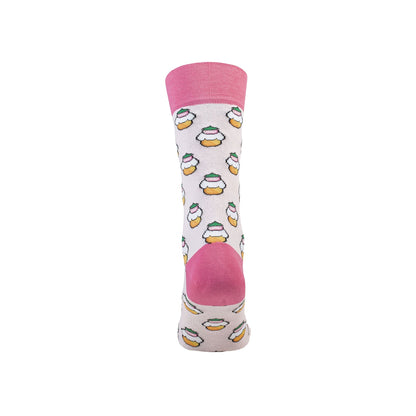 Colorful Funny Combed Cotton Crew Socks - Renee Lane Company