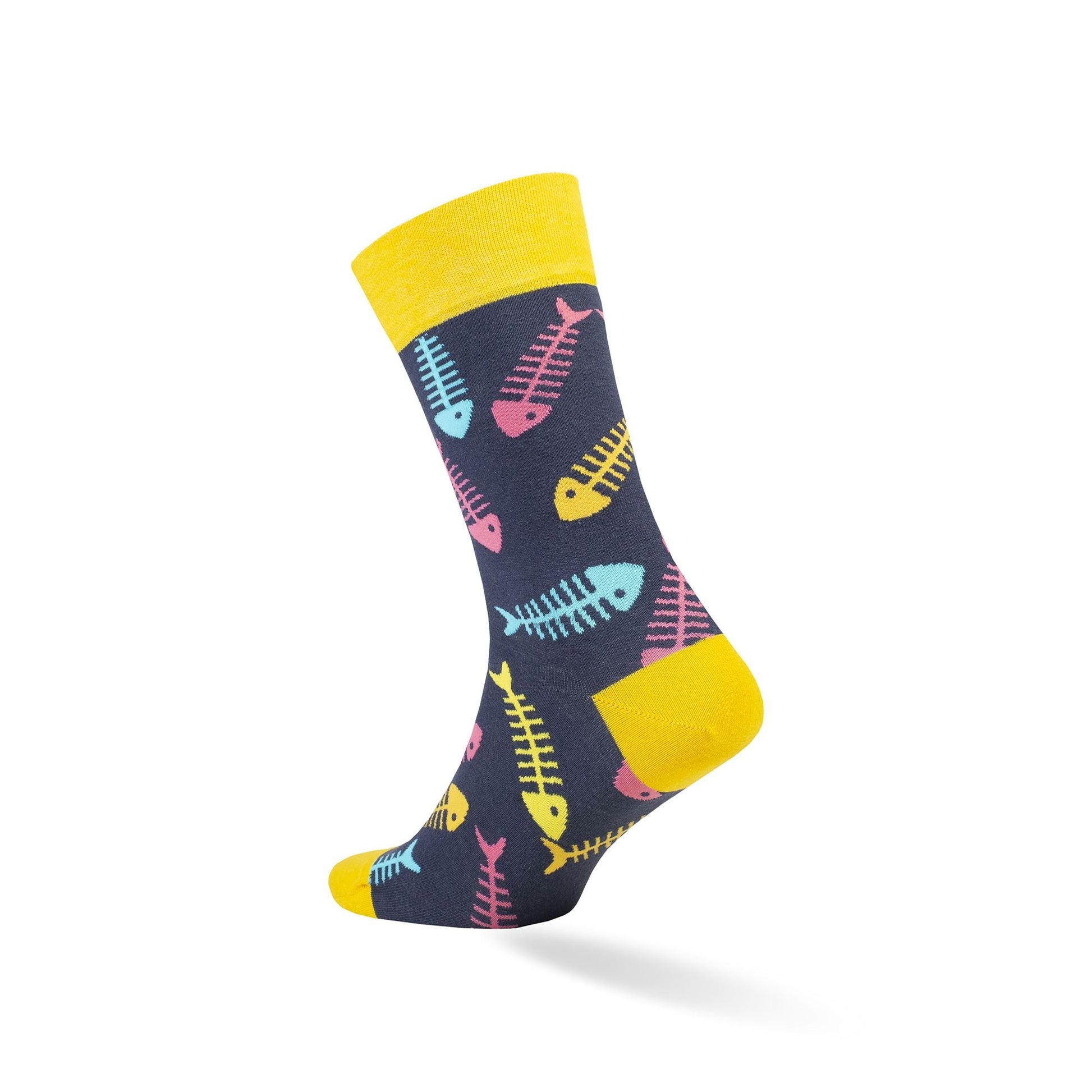 Colorful Funny Combed Cotton Crew Socks - Renee Lane Company