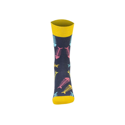 Colorful Funny Combed Cotton Crew Socks - Renee Lane Company