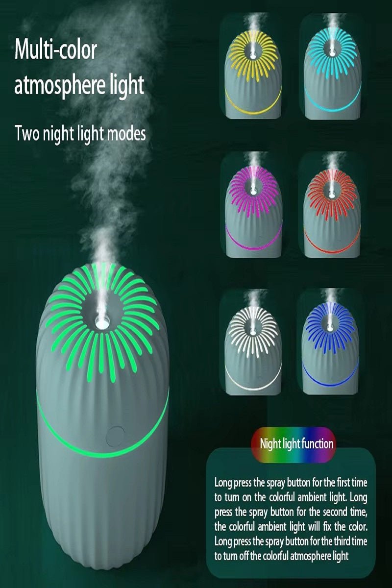 Colorful LED Mini Humidifier & Diffuser – Portable Aromatherapy - Renee Lane Company