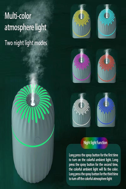 Colorful LED Mini Humidifier & Diffuser – Portable Aromatherapy - Renee Lane Company