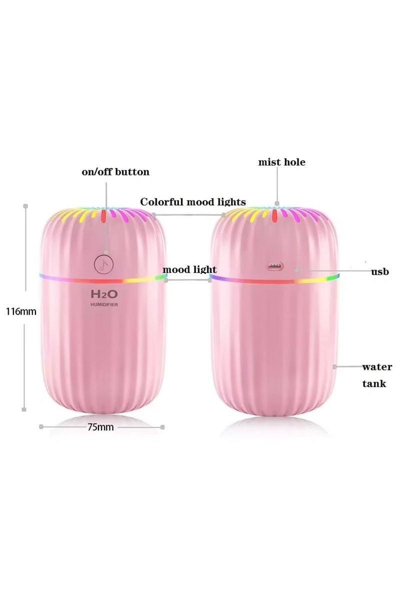 Colorful LED Mini Humidifier & Diffuser – Portable Aromatherapy - Renee Lane Company