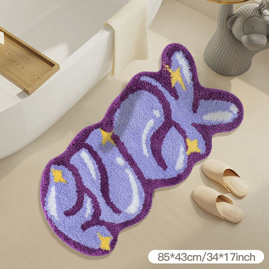 Colorful rugs, super soft thickened fluffy area rugs for living room, soft plush area rugs, plush indoor rugs for bedrooms, fluffy faux fur rugs for room home décor - Renee Lane Company