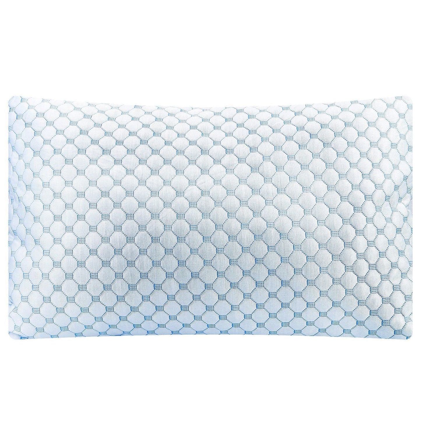 Cooling Memory Foam Pillow Ventilated Soft Bed Pillow w/ Cooling Gel Infused Memory Foam 2Pcs Queen Size - Renee Lane Company