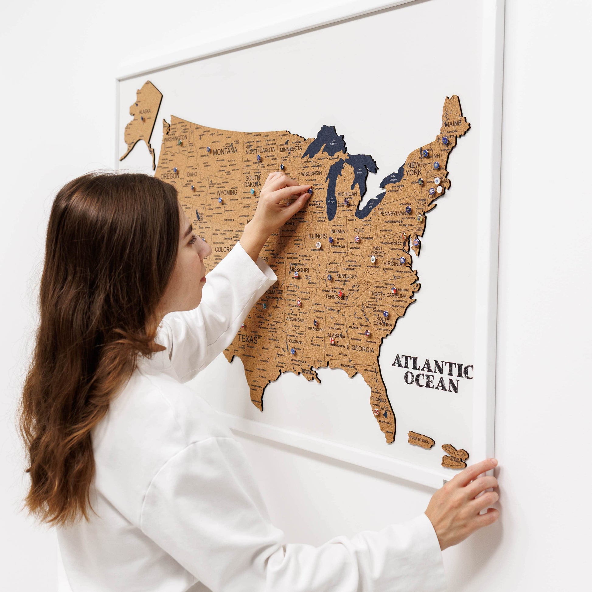 Cork USA Maps - Renee Lane Company