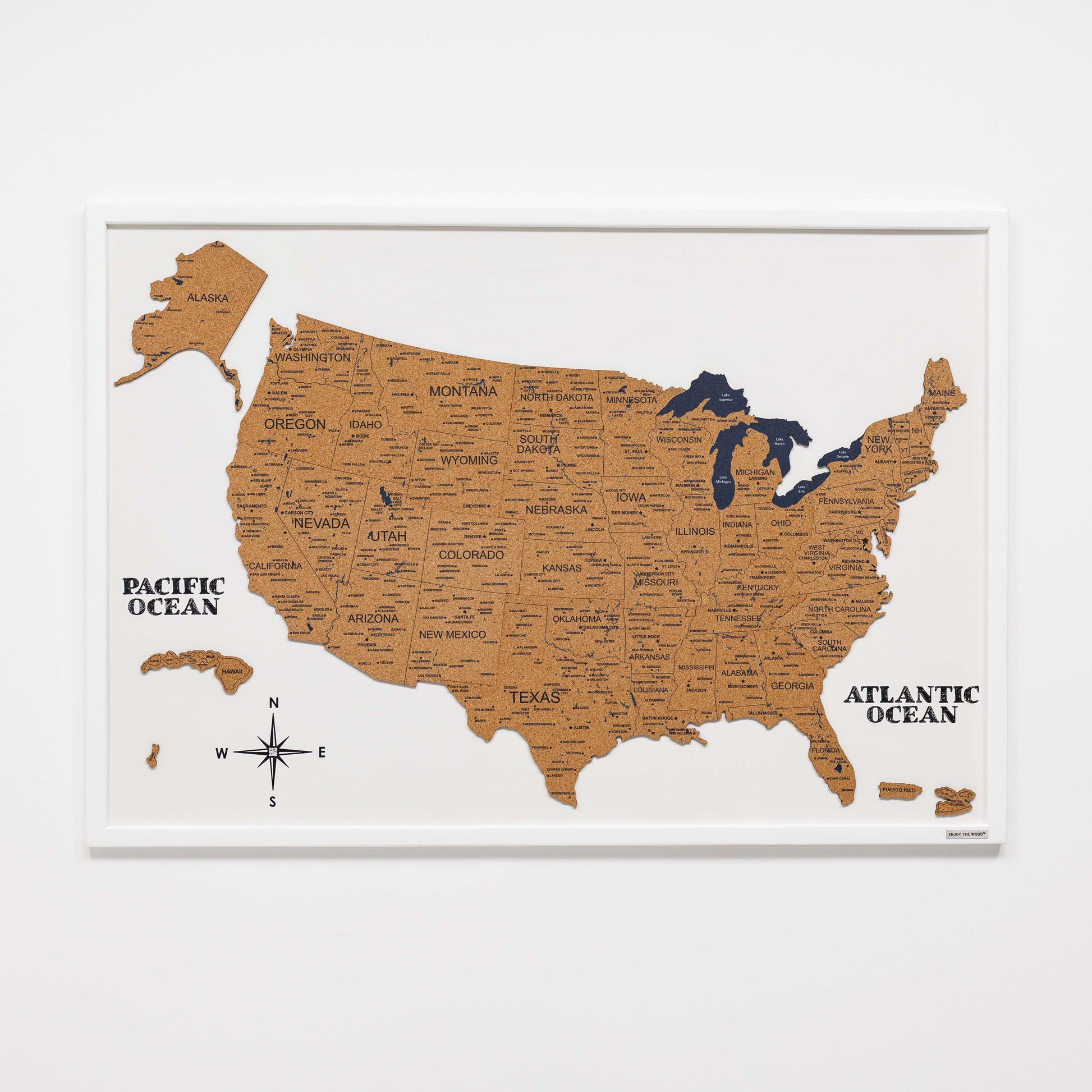 Cork USA Maps - Renee Lane Company