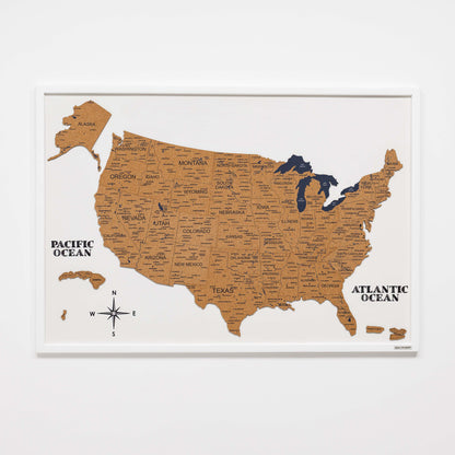 Cork USA Maps - Renee Lane Company
