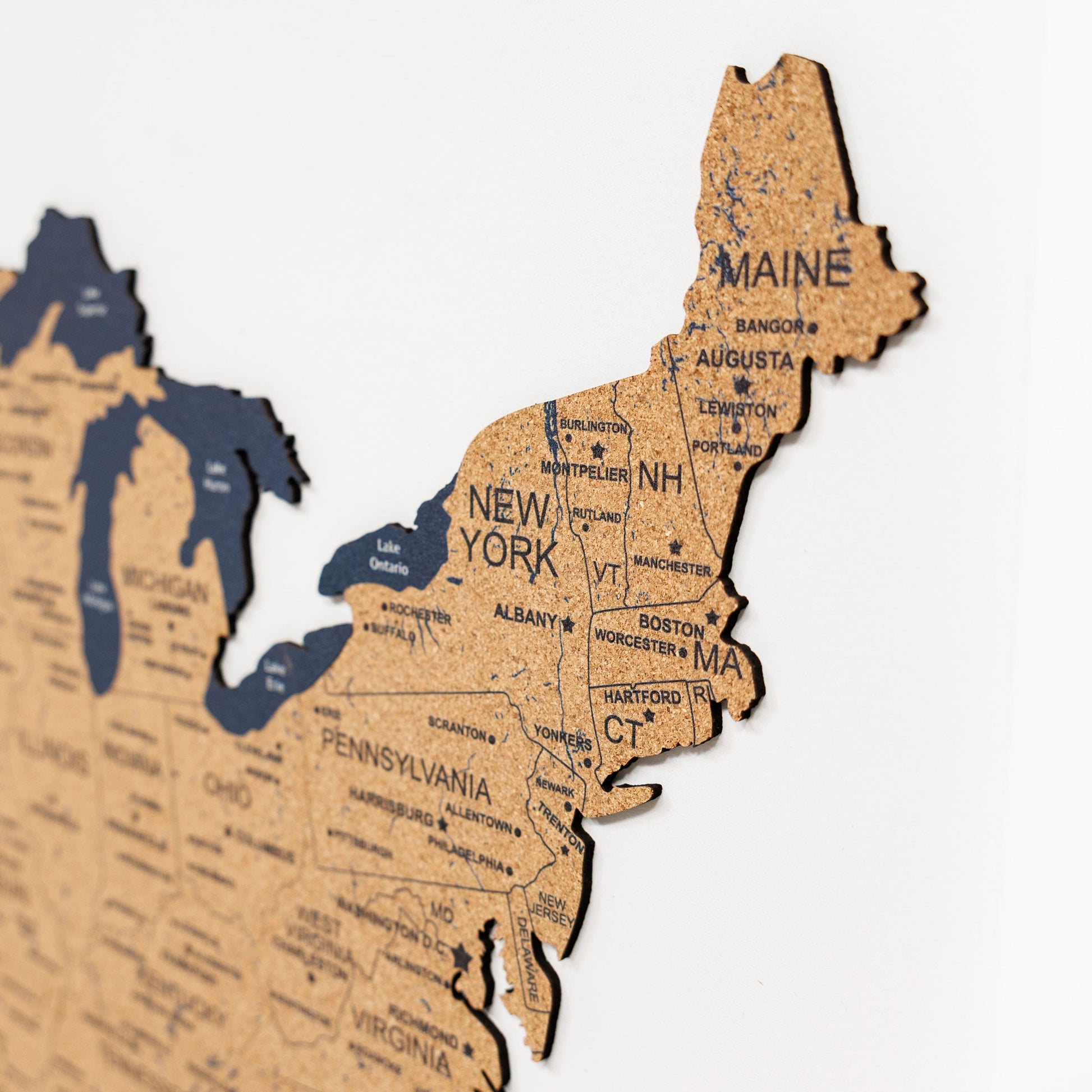 Cork USA Maps - Renee Lane Company