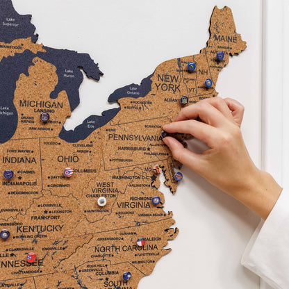 Cork USA Maps - Renee Lane Company