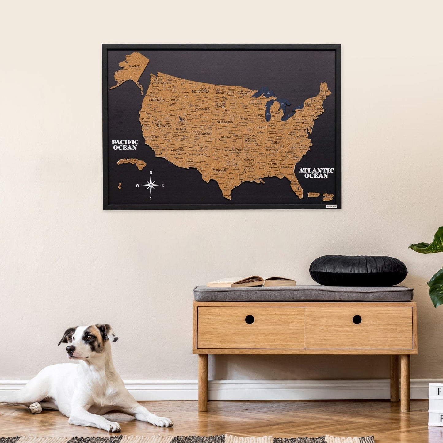 Cork USA Maps - Renee Lane Company