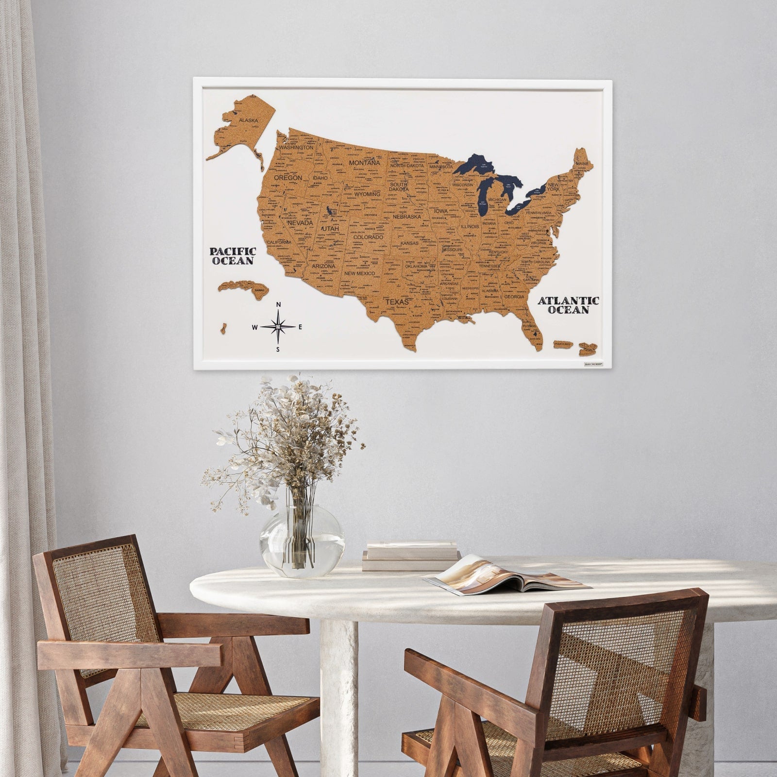 Cork USA Maps - Renee Lane Company