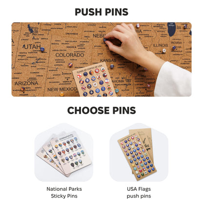 Cork USA Maps - Renee Lane Company