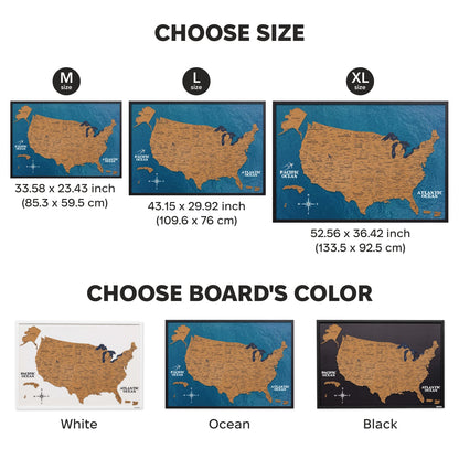 Cork USA Maps - Renee Lane Company