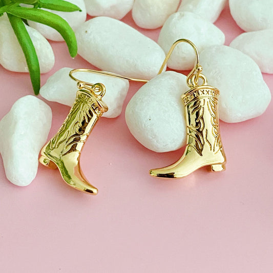 Cowgirl Bootie Dangle Earring - Renee Lane Company