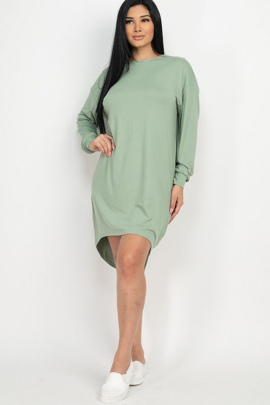 Cozy High Low Dress - Renee Lane Company