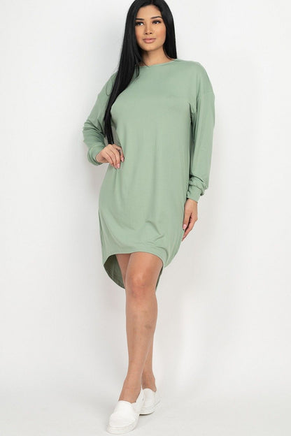 Cozy High Low Dress - Renee Lane Company