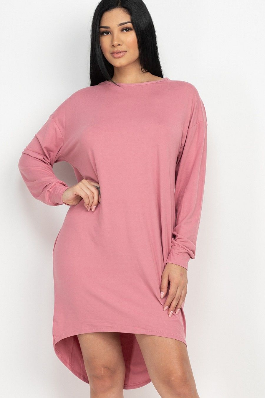 Cozy High Low Dress - Renee Lane Company