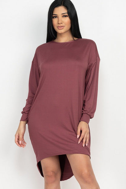 Cozy High Low Dress - Renee Lane Company