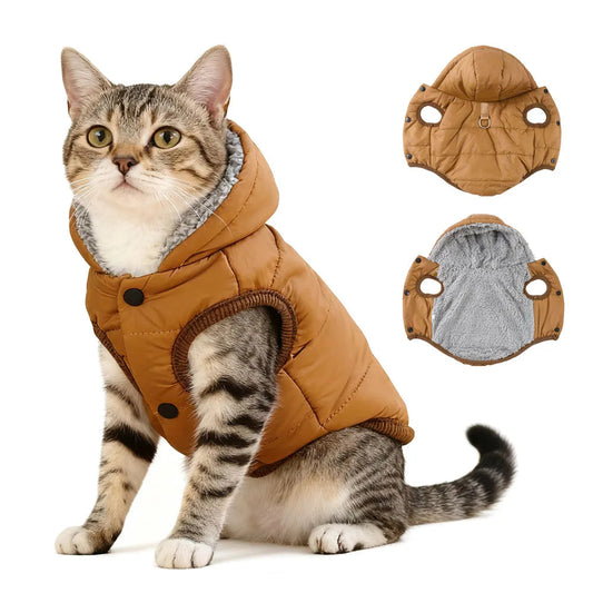 Cozy Hooded Pet Jacket - Renee Lane Company