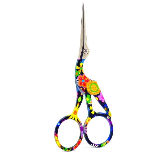 Craft Scissors Stork Sewing Embroidery Scissors With Leather Scissors Cover Bird Scissor For Fabric Cutting Paper Crafting Office Scissors Sewing Handicrafts Tool - Renee Lane Company