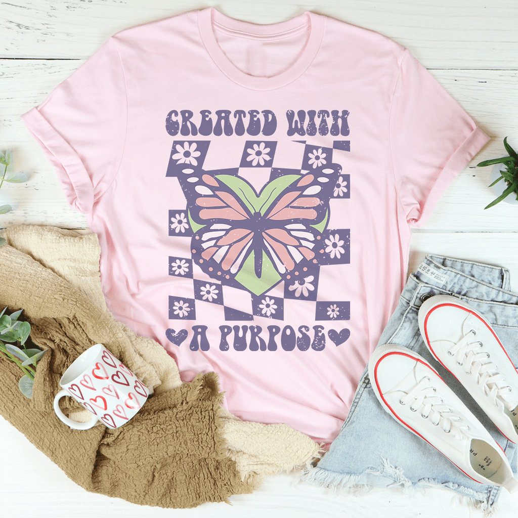 Created With A Purpose T-Shirt - Renee Lane Company