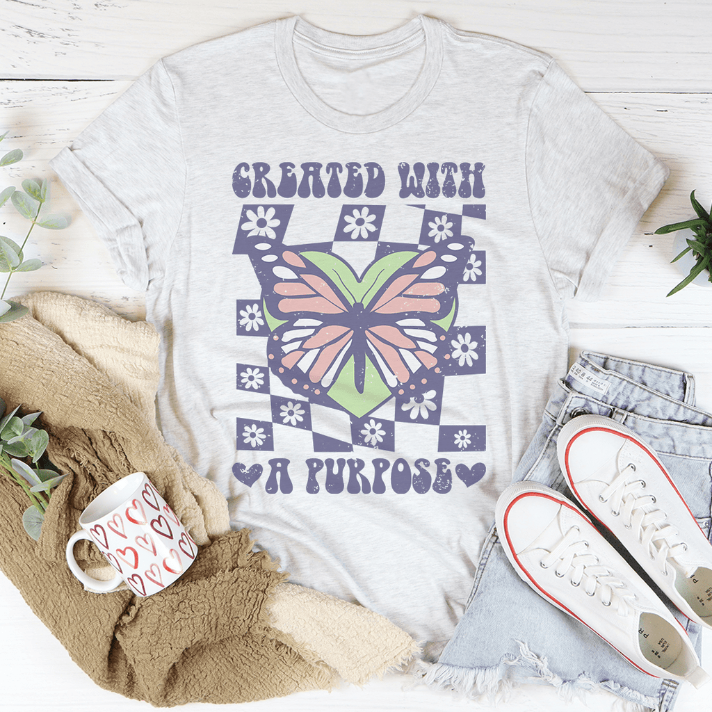 Created With A Purpose T-Shirt - Renee Lane Company