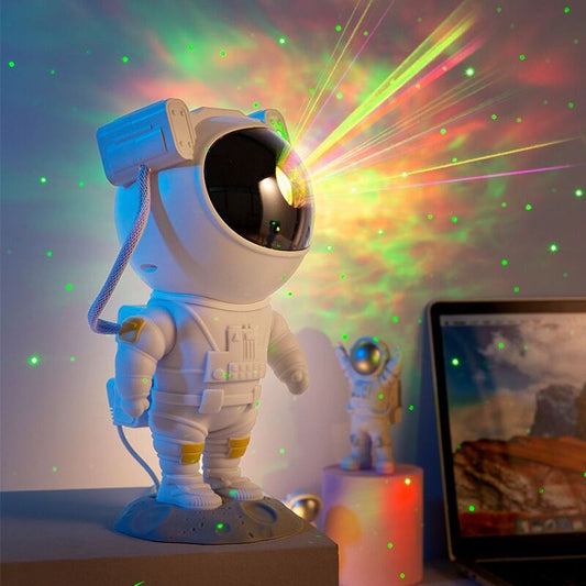 Creative Astronaut Galaxy Starry Sky Projector Nightlight USB Atmospher Bedroom Table Lamp - Renee Lane Company