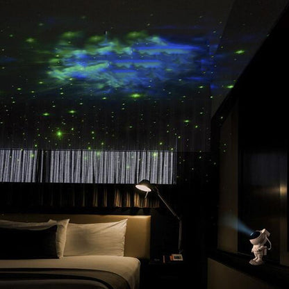 Creative Astronaut Galaxy Starry Sky Projector Nightlight USB Atmospher Bedroom Table Lamp - Renee Lane Company
