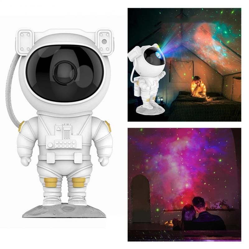 Creative Astronaut Galaxy Starry Sky Projector Nightlight USB Atmospher Bedroom Table Lamp - Renee Lane Company