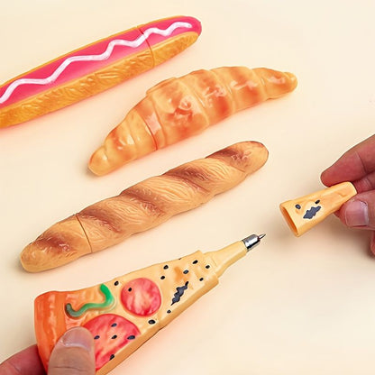 Creative Pizza Ballpoint Pen With Magnet Bread Ballpoint Pen - Renee Lane Company