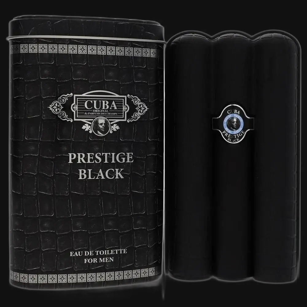 Cuba Prestige Black By Fragluxe Cologne for Men - Renee Lane Company