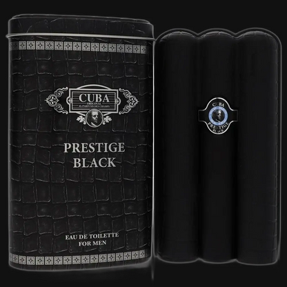 Cuba Prestige Black By Fragluxe Cologne for Men - Renee Lane Company