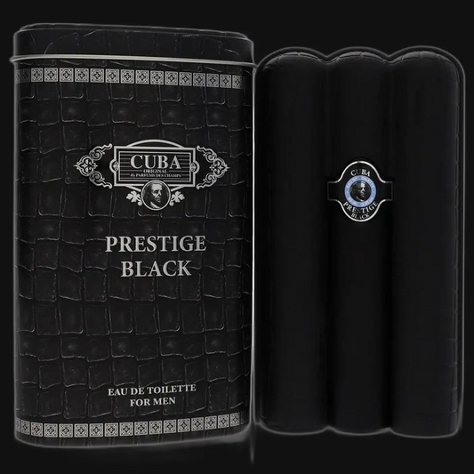 Cuba Prestige Black By Fragluxe Cologne for Men - Renee Lane Company
