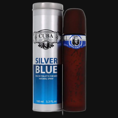 Cuba Silver Blue By Fragluxe Cologne for Men - Renee Lane Company