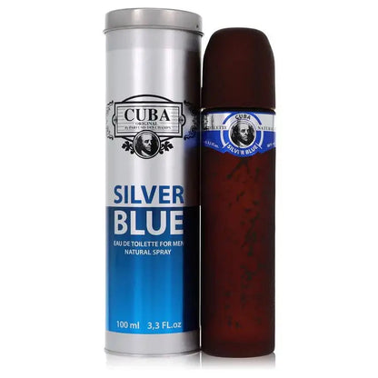 Cuba Silver Blue By Fragluxe Cologne for Men - Renee Lane Company