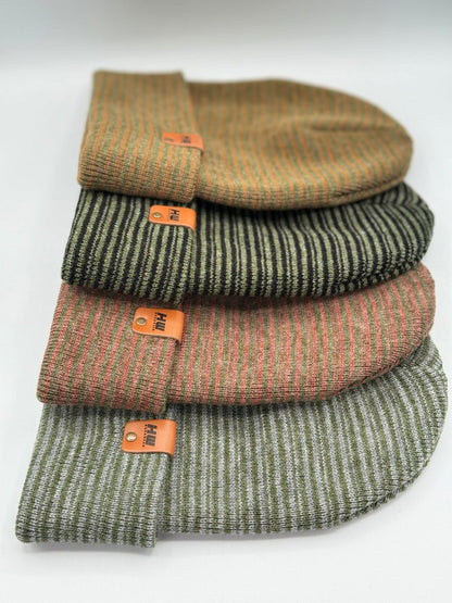 Cuffed Traditional Contrast Green/Brown - Renee Lane Company