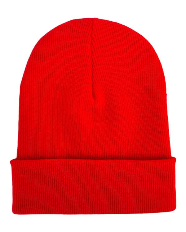 Cuffed Traditional Solid Scarlet Red - Renee Lane Company