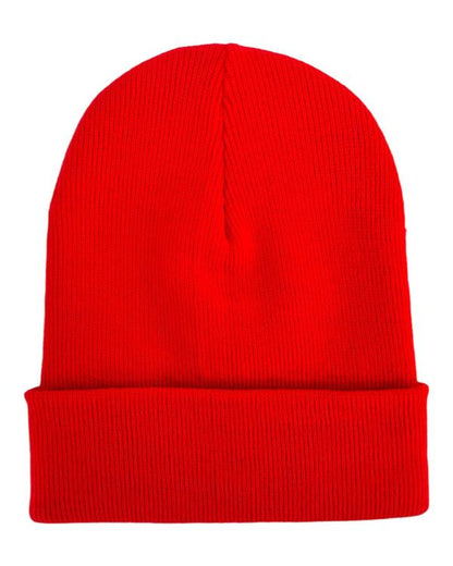 Cuffed Traditional Solid Scarlet Red - Renee Lane Company