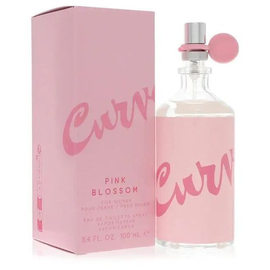Liz Claiborne Pink Blossom eau de toilette spray with matching box, pink bottle label