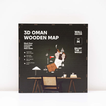 Custom 3D/2D Wooden Map - Renee Lane Company