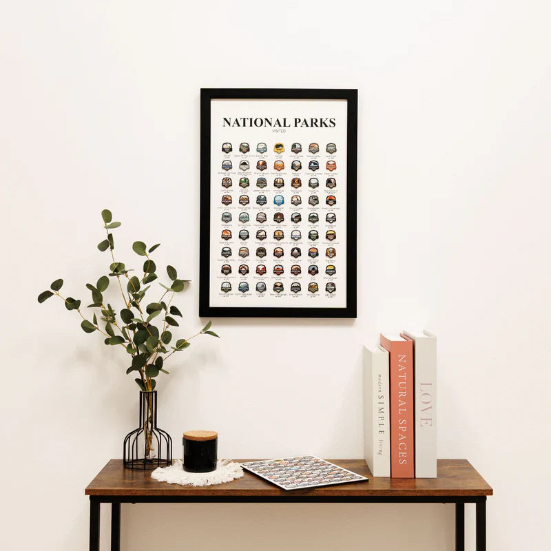 Custom Travel Tracker Poster - Renee Lane Company