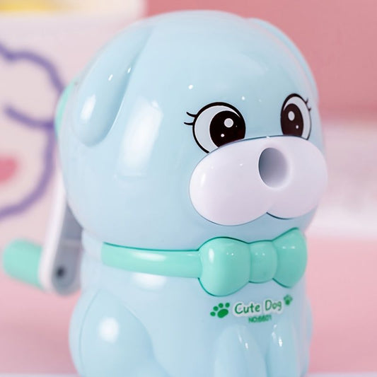Cute Cartoon Puppy Pencil Sharpener Student Stationery Supplies Into The Lead Hand Pencil Sharpener Children's Gift - Renee Lane Company
