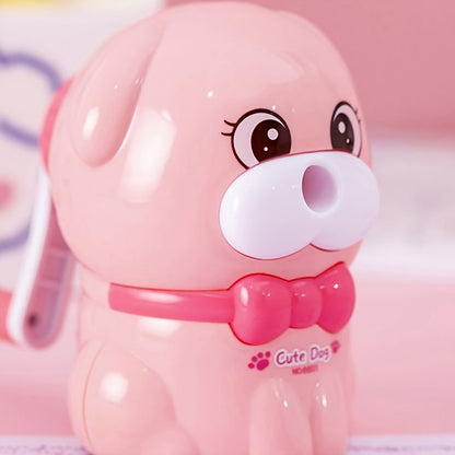 Cute Cartoon Puppy Pencil Sharpener Student Stationery Supplies Into The Lead Hand Pencil Sharpener Children's Gift - Renee Lane Company
