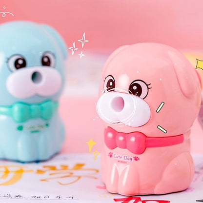 Cute Cartoon Puppy Pencil Sharpener Student Stationery Supplies Into The Lead Hand Pencil Sharpener Children's Gift - Renee Lane Company